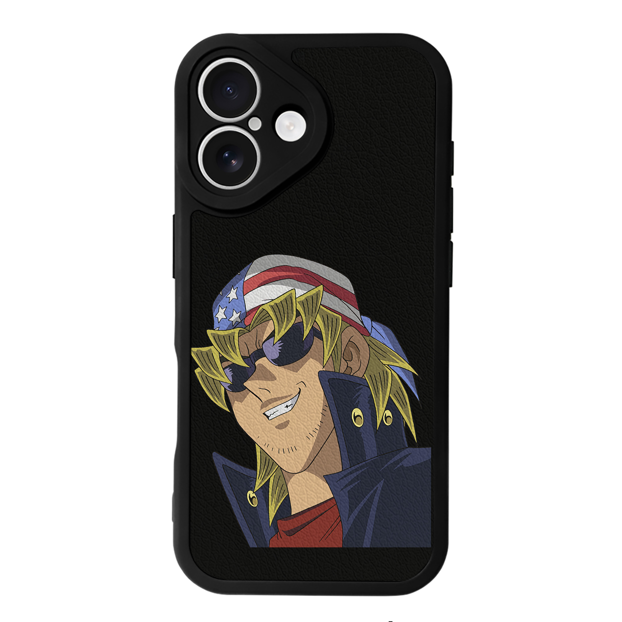 遊☆戯☆王 Yu-Gi-Oh! 【iPhone 16シリーズ対応】シリコンスマホケース（レザー調） 材質：シリコン